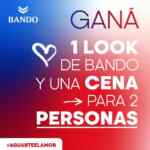 Sorteo del Amor Bando Jeans: Ganá un look Bando y una cena para 2 persona