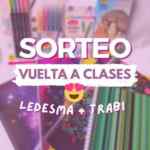 Sorteo Vuelta a Clases 2023: Ganá set de 5 cuadernos Ledesma + set de productos Trabi