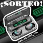 Ganá unos auriculares inalámbricos con estuche de carga en el sorteo de Chookoolat