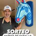 Ganá una cabeza de caballo decorativa realizada por el artista Mario Lange