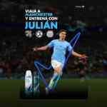 Promo Rexona Entrená con Julián: Ganá viaje a Manchester para entrenar con Julián Álvarez