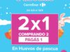 Promo Carrefour 2×1 en huevos de Pascua del 4 al 10 de abril 2023