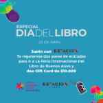 Ganá entradas a la Feria del Libro + Gift Card de $10.000 en Estación Libro de Boulevard Shopping