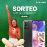 Sorteo Hendel 50K seguidores: Ganá un celular Samsung A53