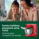 Philips sortea una batidora planetaria serie 7000