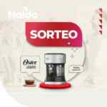 Sorteo de Mayo Naldo Digital: Ganá una cafetera Espresso Oster Prima Latte