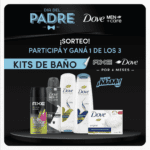 Sorteo Día del Padre Super MaMi Dino: Ganá 1 de 3 kits de baño Axe y Dove por 4 meses