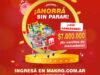 Promo Makro Ahorrá sin Parar: Cargá tu ticket y ganá órdenes de compra en makro.com.ar/promooctubre