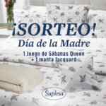 Ganate un Juego de Sábanas Suplesa Queen + manta Jacquard cortesía de Suplesa