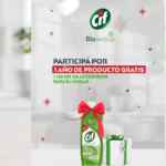 Promo Cif: Ganá premios de 1 año de productos gratis + kit de accesorios para el hogar