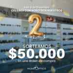 Sorteo de Aniversario Mundoptico: Ganá $50.000 en orden de compra