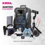 Sorteo Navideño Soul: Ganá parlantes y muchos premios más