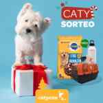 Ganá alimento Pedigree Balanceado + Merch de Catycan con botella + porta bolsa + transportadora