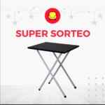 Sorteo de inicio de año Muebles Munro: Ganá una mesa auxiliar plegable
