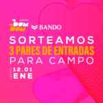Bando Jeans sortea 3 pares de entradas para Festival Campo