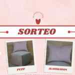 Sorteo de San Valentín Mueblería Caceres: Ganá un puff + un almohadón