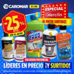 Especial Merclin en Caromar con un 25% de descuento