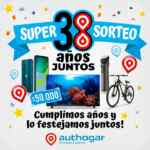 Ganá Smart TV, celular y más en el sorteo 38 Años de Authogar