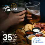 Club La Nación Copa América: Hasta 35% off en bares y picadas