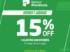 Promo Open Sporte y Banco Proviancia: Hasta 15% de descuento + 4 cuotas sin interés