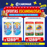 Ofertas Escandalosas Caromar del 25 al 27 de julio 2024