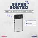 Sorteo Perozzi e Hijo: Ganá un calefactor eléctrico de Longvie EE2