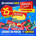 Especial Mortimer en Caromar con un 25% de descuento
