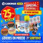 Especial Wassington en Caromar con un 25% de descuento