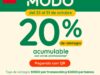 Semana MODO Día: 20% de reintegro