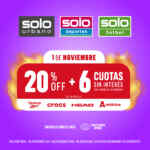 Promo Solo Deportes: 20% off + 6 cuotas sin interés