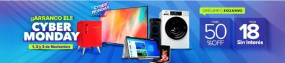 Ofertas Megatone Cyber Monday 2022: Hasta 34% off, cuotas sin interés y más