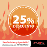 Promoción CATA Internacional: hasta 25% de descuento y hasta 12 cuotas sin interés en pasajes de micro.