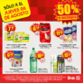 Ofertas Dia% jueves 6 de agosto: 50% de descuento en productos de almacen, bebidas y limpieza seleccionados. Exclusiva socios Club Dia%