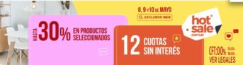 Easy Hot Sale 2023: Hasta 30% de descuento en productos seleccionados y hasta 12 cuotas sin interés