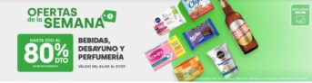 Ofertas de la Semana Jumbo: Hasta 2do al 80% en bebidas, desayuno y perfumería