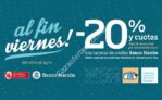 Sigue la promo Al Fin Viernes en Shopping del Siglo: 20% de descuento y cuotas sin interés con Banco Nacion. Febrero 2016