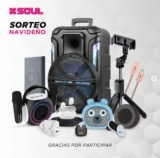 Sorteo Navideño Soul: Ganá parlantes y muchos premios más