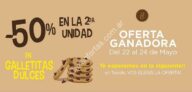 Oferta Supermercados Toledo: 50% de descuento en la segunda unidad de galletitas dulces