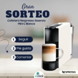 Sorteo AlClick: Ganá una Cafetera Nespresso Essenza Mini Blanca