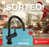 Sorteo Navideño Sanitarios Arieta: Ganá una Grifería Hidromet Jockey Curve en color negro