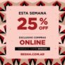 Cupón Besha 25% off en tienda online