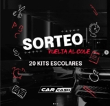Ganá 1 de 20 kits escolares en el sorteo de Vuelta al Cole de Car Cash
