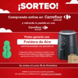 Sorteo Carrefour Market: Ganá 1 de 3 freidoras de aire
