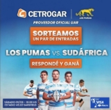 Ganá entradas al partido de Los Pumas vs Sudáfrica cortesía de Cetrogar