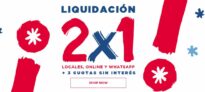 Liquidación Cheeky 2020: 2×1 en locales, online y Whatsapp