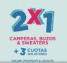En Cheeky 2×1 en camperas, buzos y sweaters