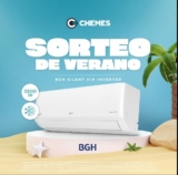 Sorteo de Verano Chemes: Ganá un aire acondicionado BGH Silent Air