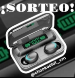 Ganá unos auriculares inalámbricos con estuche de carga en el sorteo de Chookoolat