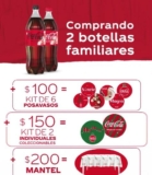 Promo Navideña Coca-Cola 2021: Canjeá mantel, individuales o posavasos coleccionables