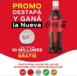 Promo Coca-Cola tapas blancas Destapá y ganá: Canjeá botellas gratis